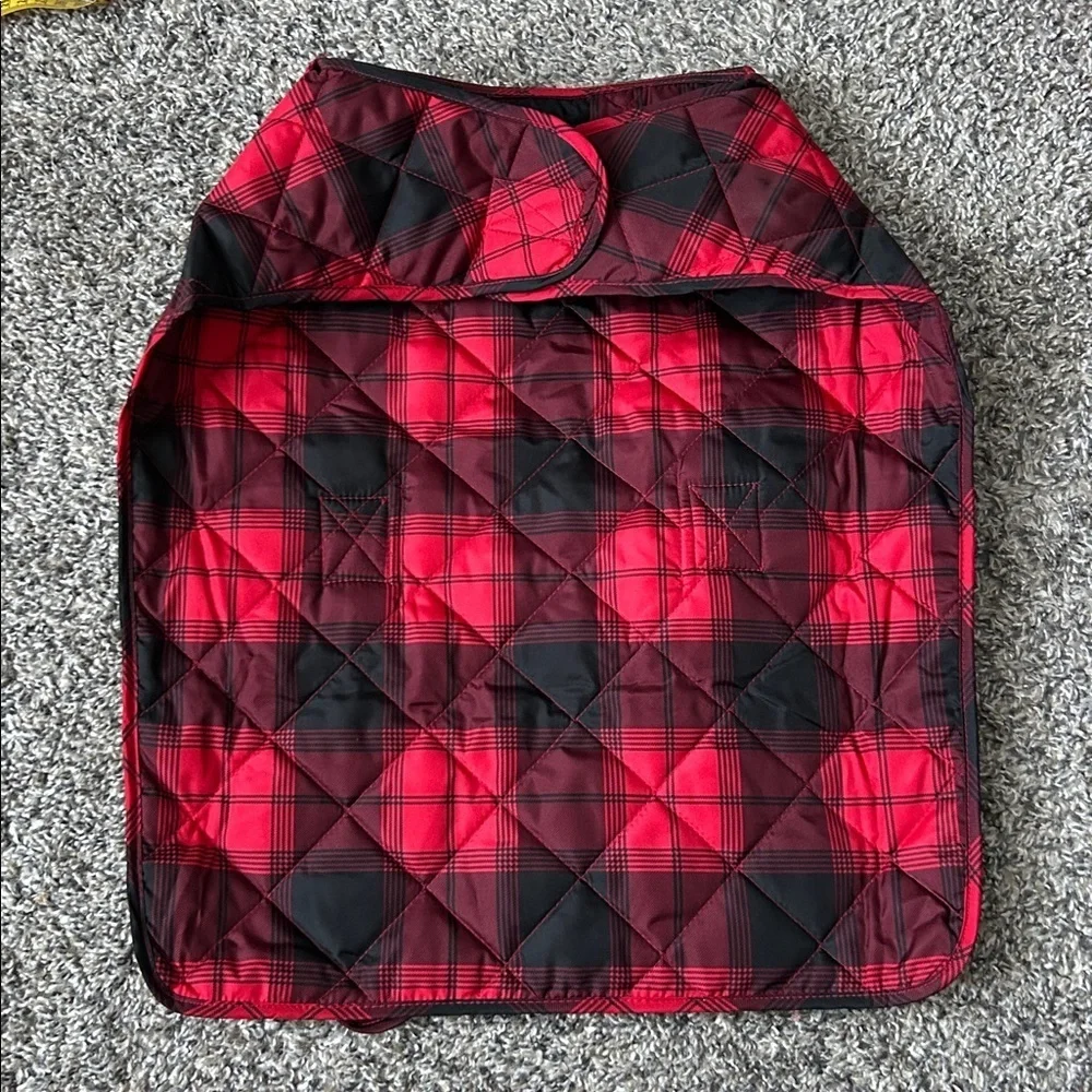 St. John’s Bark Quality Pet Apparel Quilted Checkered Jacket size Large